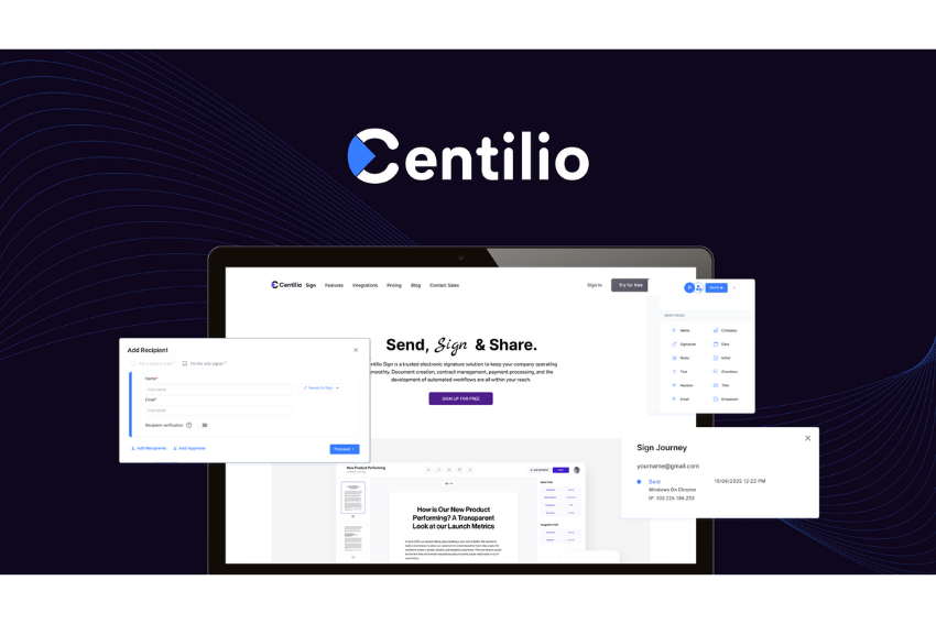 Centilio Sign Review Lifetime Deal